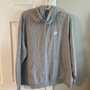 Nike Men's Heather Gray Pullover Hoodie